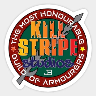 Kill Stripe studios Sticker